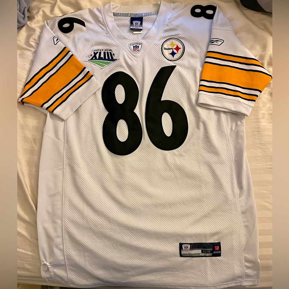 Reebok Authentic Steelers Super Bowl XLIII Heinz Ward Jersey size 54 (xl)